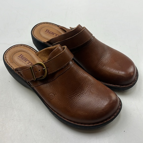 Born Avoca Leather Clog - Size 7 - G76-7 - Picture 2 of 8